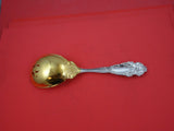 Love Disarmed by Reed and Barton Sterling Pea Spoon old GW 6-piercings 10 5/8"
