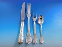 Marly by Christofle France Silverplate Flatware Service Set 33 pcs Dinner Unused