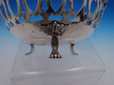 Floral by Theodore Starr Sterling Silver Candy Dish w/Swing Handle #888 (#7782)