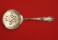 Meadow Rose by Wallace Sterling Silver Tomato Server pierced w/ roses 7 1/2"