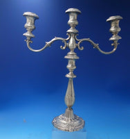 Victoria by Fisher Sterling Silver Candelabra Pair 3-Light #350 Heavy (#5835)