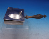 Cartier Sterling Silver Serving Dish Wood Handle Silent Butler 3 3/4" (#7049)