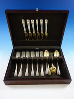 German 800 Silver Flatware Dessert Set Service 18 Pieces Vintage Bird in Flight