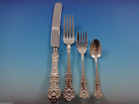 Queens by Birks Sterling Silver Flatware Set Dinner Service 63 Pieces Canada