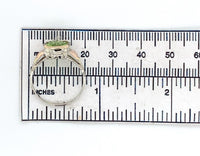 14k White Gold 3.24 Carat Cushion Cut Genuine Natural Peridot Ring (#J6551)