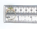 14k White Gold 3.24 Carat Cushion Cut Genuine Natural Peridot Ring (#J6551)