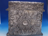 Repousse by Unknown Sterling Silver Jewelry Casket Top Opens w/6 Drawers (#7951)
