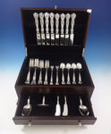 Raleigh by Alvin Sterling Silver Flatware Set For 8 Service Dinner 51 Pieces