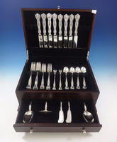 Raleigh by Alvin Sterling Silver Flatware Set For 8 Service Dinner 51 Pieces