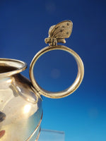Art Silver Sterling by Gorham Sugar & Creamer w/3D Butterflies Aesthetic (#2891)