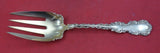 Louis XV by Whiting Gorham Sterling Silver Salad Serving Fork vermeil 9"