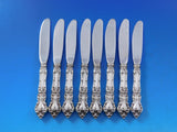 Meadow Rose by Wallace Sterling Silver Butter Spreader HH Mod Set 12 pcs 6 3/8"
