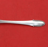 Beaded by Georg Jensen Sterling Silver Demitasse Spoon GI Mark 3 Towers 1927