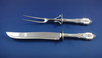Rose Point by Wallace Sterling Silver Flatware Set For 8 Service 45 Pieces