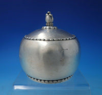 Beaded by Georg Jensen Sterling Silver Chocolate Pot Set 3pc #187 (#5925)