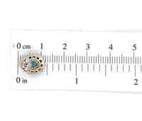 14k White Gold Brazilian Paraiba Tourmaline and Diamond Earrings w/Report #J6913