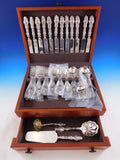 Lily by Whiting Sterling Silver Flatware Set for 12 Service 64 Pieces Dinner