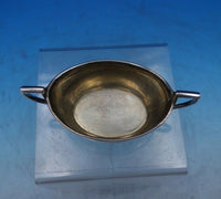 English Georgian Sterling Silver Salt Cellar Master GW Interior w/ Handles #6845