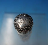 Sterling Silver and Cut Crystal Perfume Bottle c.1920 4 1/4" (#5381)
