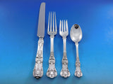 English King by Tiffany & Co Sterling Silver Flatware Set Service 94 pcs Dinner