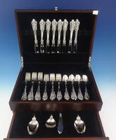 Grande Baroque by Wallace Sterling Silver Flatware Set Service 36 Pieces