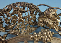 Theodore Starr Sterling Silver Basket with Cherubs and Grapes #2296 (#1326)