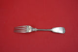 Fiddle Thread by Various Makers Sterling Dinner Fork by C. Bard & son 7 3/8"