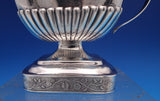 Floral by Unknown Sterling Silver Milk Pitcher Gadroon Edge 6 3/4" (#8484)