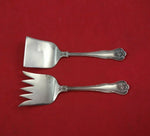 Asprey English Sterling Silver Sardine Server Set 2-Piece 4 1/2" Silverware