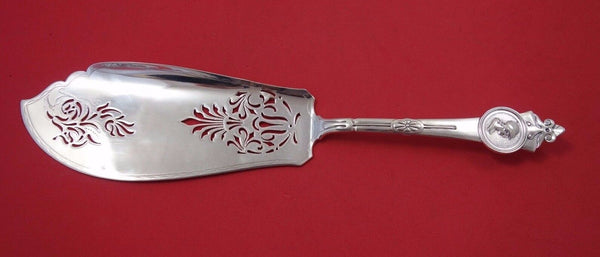 Medallion by Gorham Sterling Silver Fish Server Pcd Blade w/Flowers and Leaves