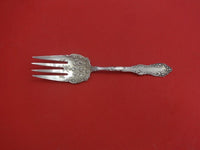 Old English by Towle Sterling Silver Cold Meat Fork with Flowers 9 1/4"