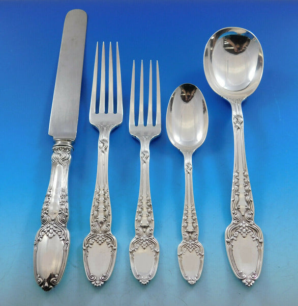 Broom Corn by Tiffany & Co Sterling Silver Flatware Set 12 Service 62 pcs Dinner