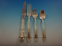 Grande Renaissance Reed and Barton Sterling Silver Flatware Set 8 Service 34 Pcs