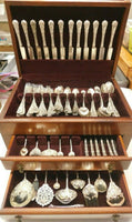 Chrysanthemum by Durgin Sterling Silver Flatware Set Service 126 Pieces