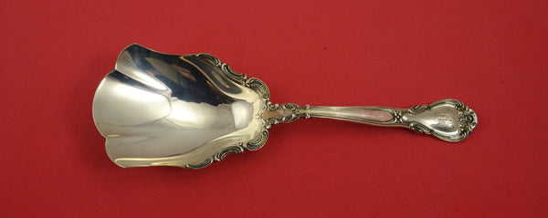Chantilly by Gorham Sterling Silver Berry Scoop w/ enamel & applied lacing 9"
