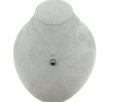 14k White Gold 10.5mm Tahitian Baroque Peacock Pearl Pendant (#J4620)