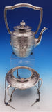 Zodiac English Sterling Silver Coffee Set 4pc includes Kettle on stand (#7881)