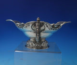 Danish Sterling Silver Gravy Boat Hammered w/Applied Cast Dragon Handles (#5517)