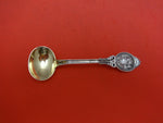 Diana by Wood & Hughes Sterling Silver Salt Spoon Master Gold Washed 3 1/2"
