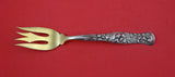 Flora by Shiebler Sterling Silver Fish Fork 3-tine GW w/ orange blossom  7"