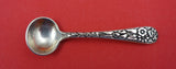 Repousse by Kirk Sterling Silver Salt Spoon Master 10.15 mark Original 2 7/8"