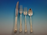 Dancing Flowers by Reed and Barton Sterling Silver Flatware Set 8 Service 47 pcs