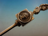 Bust by Gorham Sterling Silver Cracker Scoop 3D Figural Gold Washed 8 3/4"