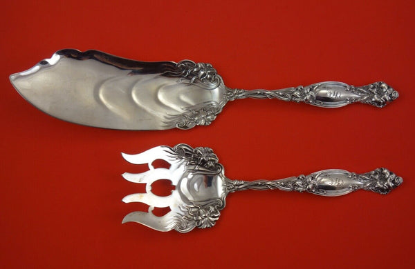 Frontenac by International Sterling Silver Fish Serving Set 2 Piece FH AS 12"