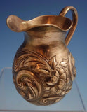 Repousse by Frank Whiting Sterling Silver Creamer #185 (#1497)