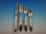 Stromlinie by A. Dragsted Danish Sterling Silver Flatware Set for 12 Rare 72 pcs