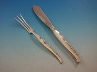 Flower Lane by Oneida Sterling Silver Flatware Set for 8 Service 39 pieces