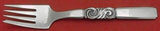 Scroll by Georg Jensen Sterling Silver Salad Fork 4-Tine 6 1/4"