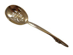 Blossom by Orla Vagn Mogensen Sterling Silver Pea Spoon Pierced #35 9 3/4"