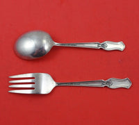 Duke of Windsor by Manchester Sterling Silver Baby Set 2pc Original 4 3/4"